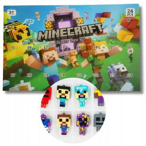 Advento kalendorius - Minecraft ( truputi pažeista pakuotė) Advento kalendorius - Minecraft ( truputi pažeista pakuotė)